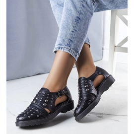 Černé polobotky od Eleana černý 1