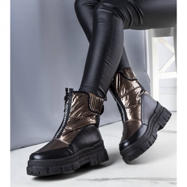 BM Zlaté prošívané sněhule Giovanni zlatý 1 BM Zlaté prošívané sněhule Giovanni zlatý 1