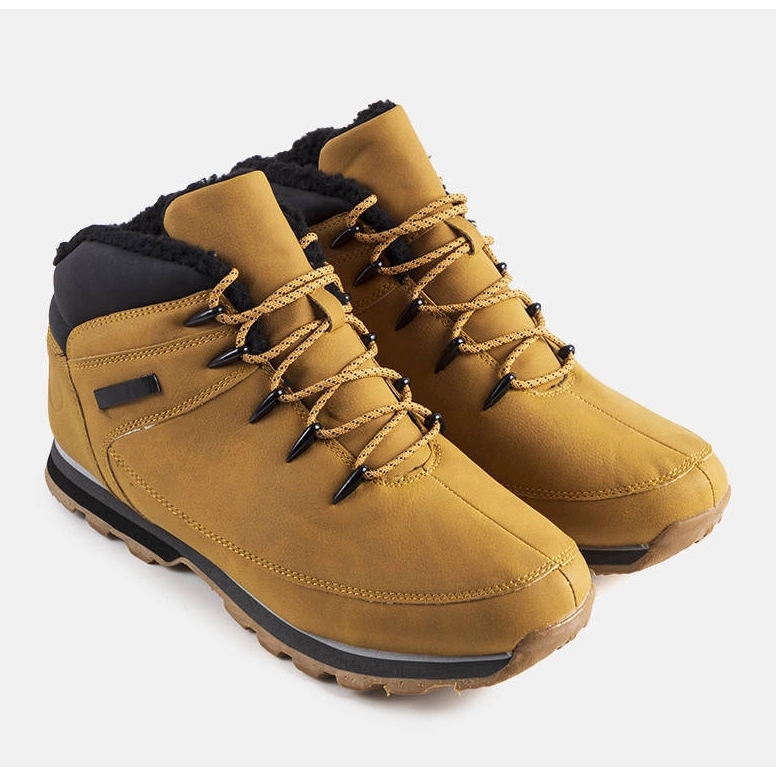 Velbloudí zateplené boty Jemma černý 1