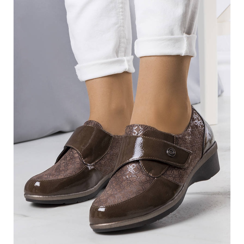BM Drancy hnědé brogues hnědý khaki 1