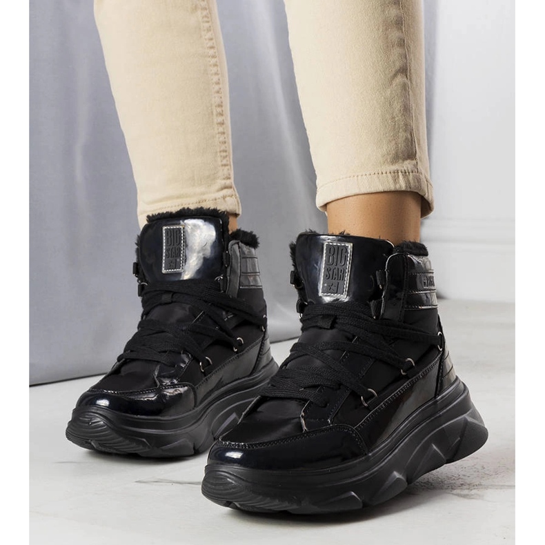 Černé sněhule Big Star II274311 černá 1