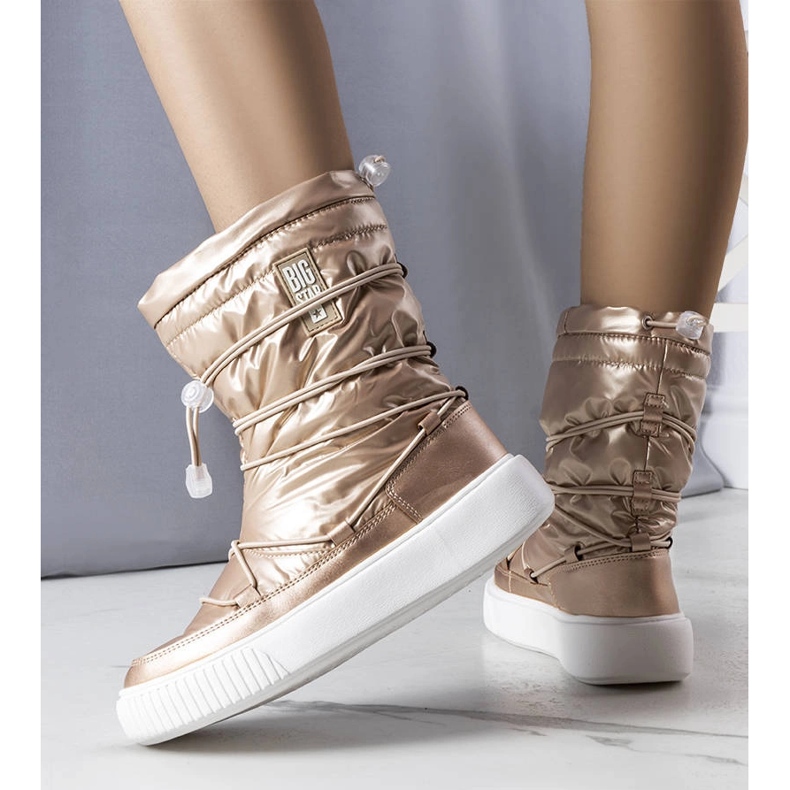 Zlaté sněhule Big Star KK274194 béžový 1