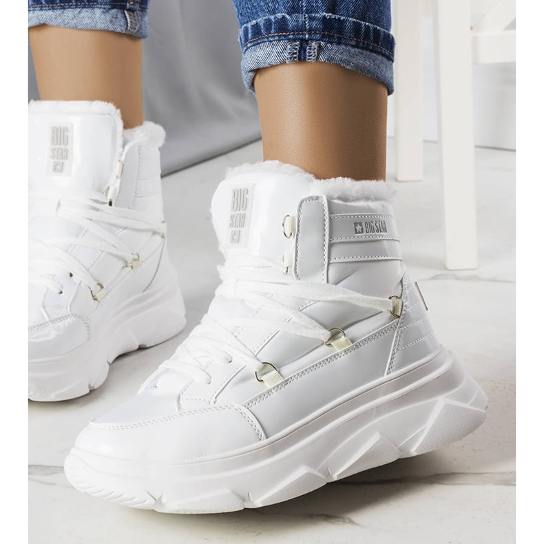 Bílé sněhule Big Star II274463 bílý 1