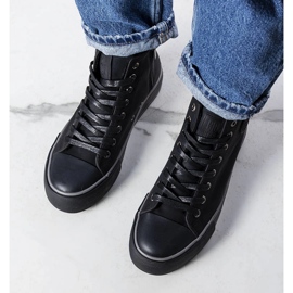 Černé zateplené tenisky Big Star KK274173 černá 1