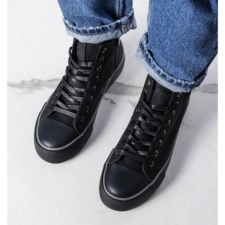 Černé zateplené tenisky Big Star KK274173 černá 1