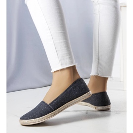 Dámské černé espadrilky Amiral černá 1 Dámské černé espadrilky Amiral černá 1