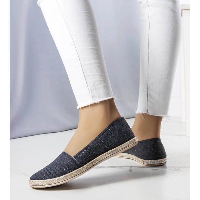 Dámské černé espadrilky Amiral černý 1