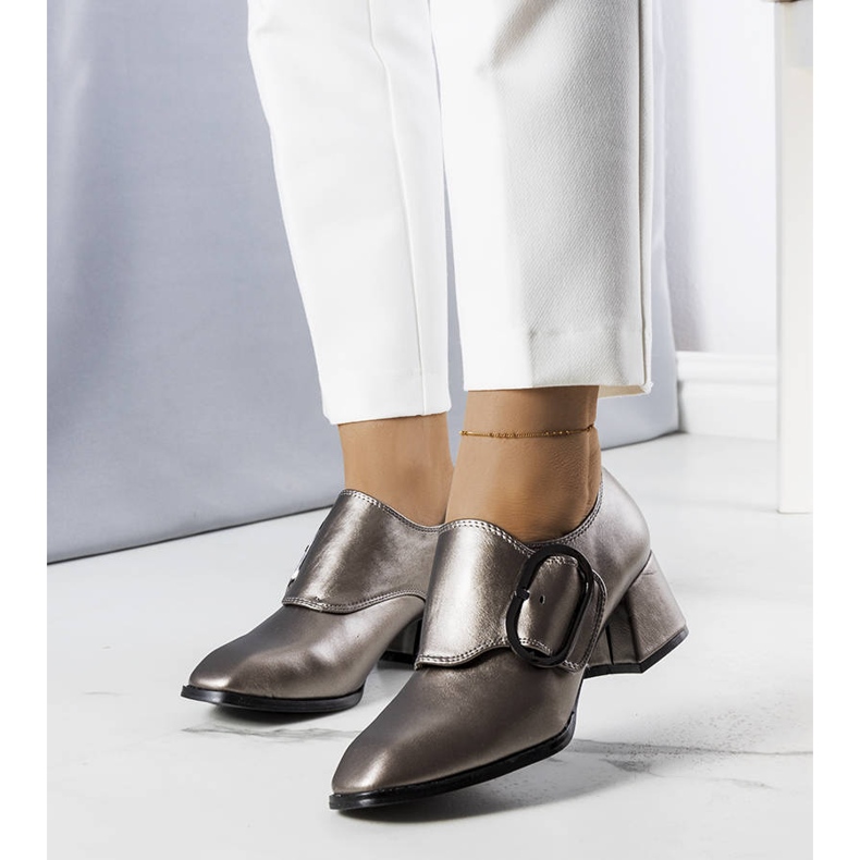 PA1 Šedé lodičky od Ailani stříbrný šedá 1