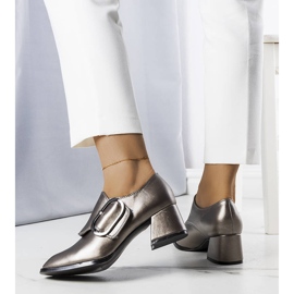 PA1 Šedé lodičky od Ailani stříbro šedá 2