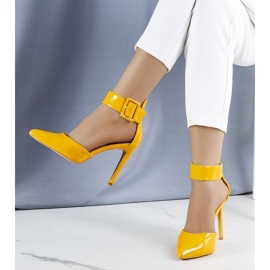 BM Oranžové lakované lodičky od Sonya oranžový 1