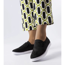 Černé eko semišové tenisky Jamal černá 1