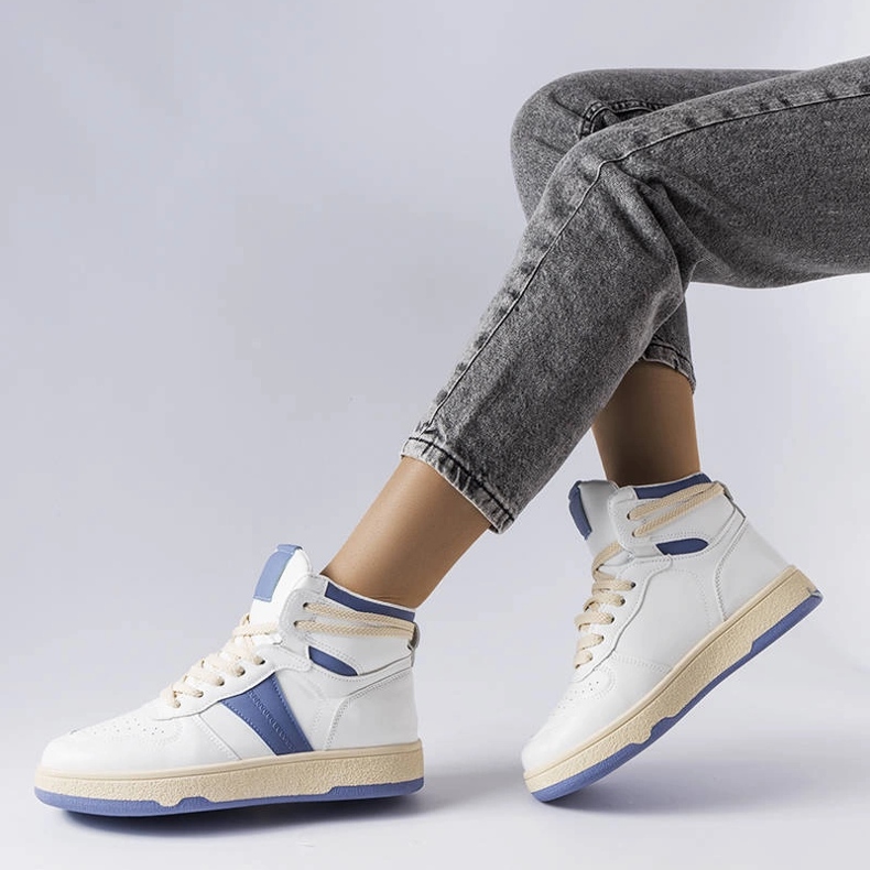 Modré kotníkové boty značky Robin modrý 1