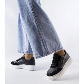 Dámské černé tenisky značky Latoya černý 1