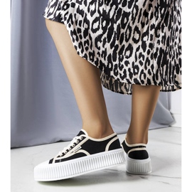 PA1 Černé tenisky na platformě od Connie černá 1