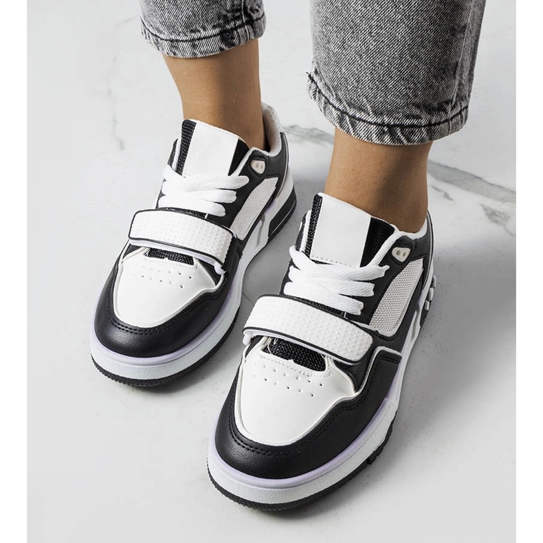 Dámské černé tenisky Ollie bílý 1