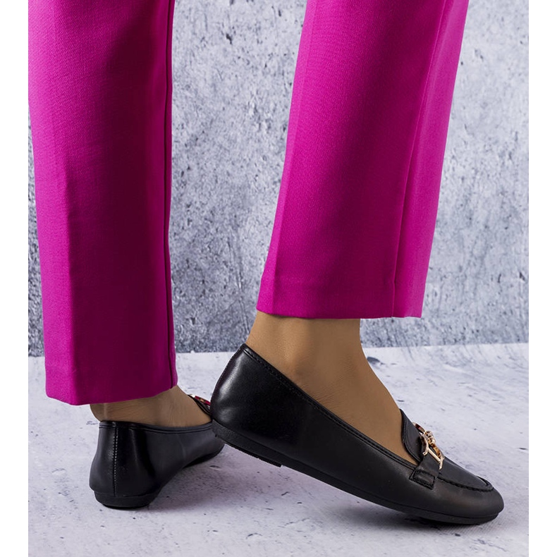 Černé mokasíny od Sauvé černá 1