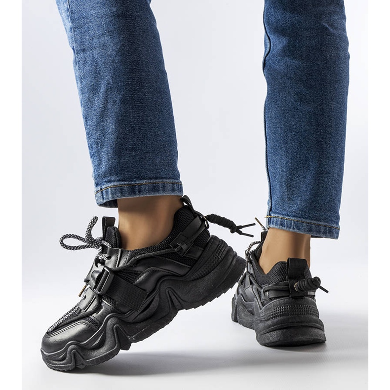 BM Černé okouzlující tenisky od Desforges černá 1