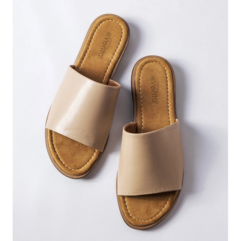 Béžové elegantní pantofle od Mainville béžový 1