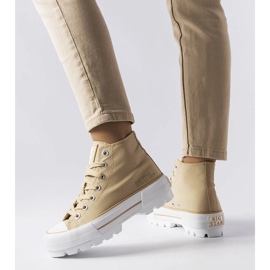 Béžové tenisky od Big Star LL274160 béžový 1