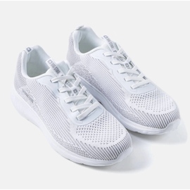 Bílo-šedé pánské tenisky Big Star JJ174286 bílý 1