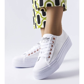 Bílé tenisky Lee Cooper LCW-22-31-0890L bílý 1 Bílé tenisky Lee Cooper LCW-22-31-0890L bílý 1