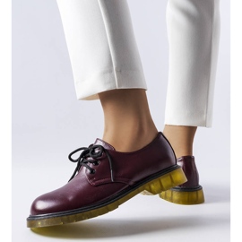 BM Bordové boty Parfait bovver červené 1