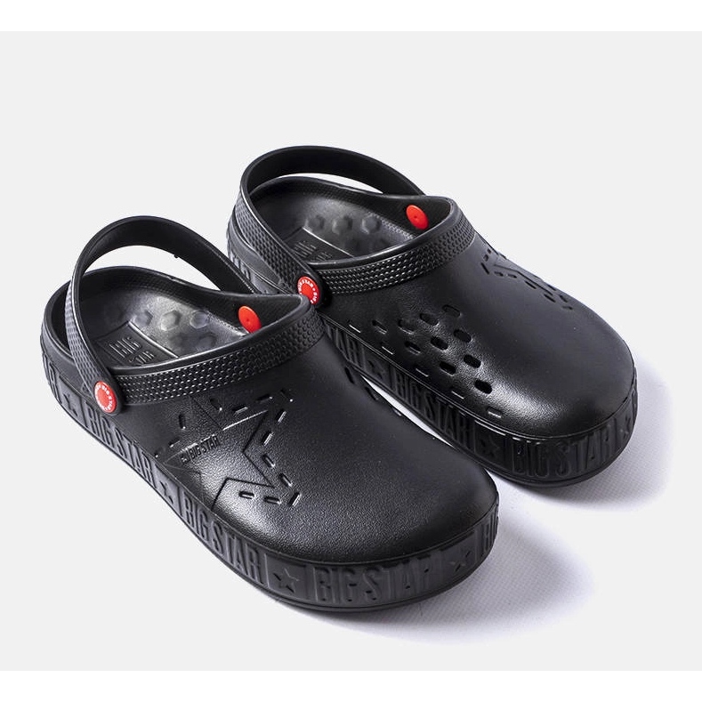 Big Star II175001 černé pantofle černá 1 Big Star II175001 černé pantofle černá 1