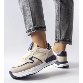 Sportovní béžové tenisky Lothair béžový 1