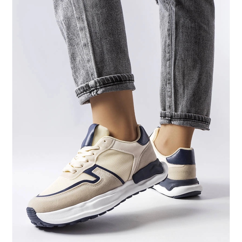 Sportovní béžové tenisky Lothair béžový 1