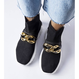 BM Černé tenisky Baptiste s řetízkem černá 1