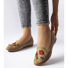 Zelené dekorativní baleríny Hillcrest zelený 1