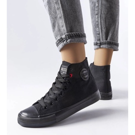 Černé kotníkové boty Big Star T274033 černá 1