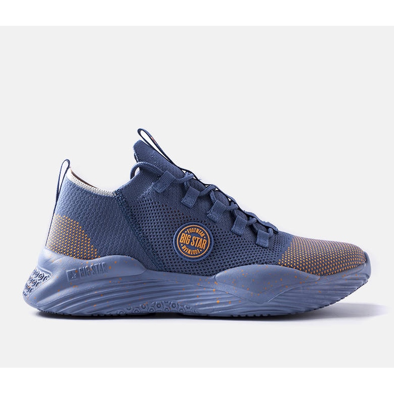 Pánské modré tenisky Big Star LL174280 modrý 1