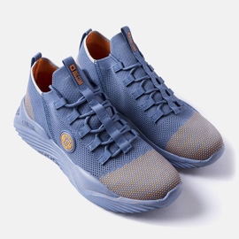 Pánské modré tenisky Big Star LL174280 modrý 2