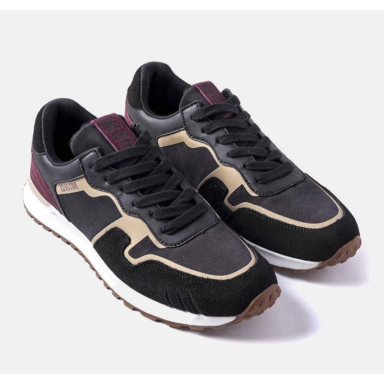 Černé semišové tenisky Big Star LL174125 černá 1