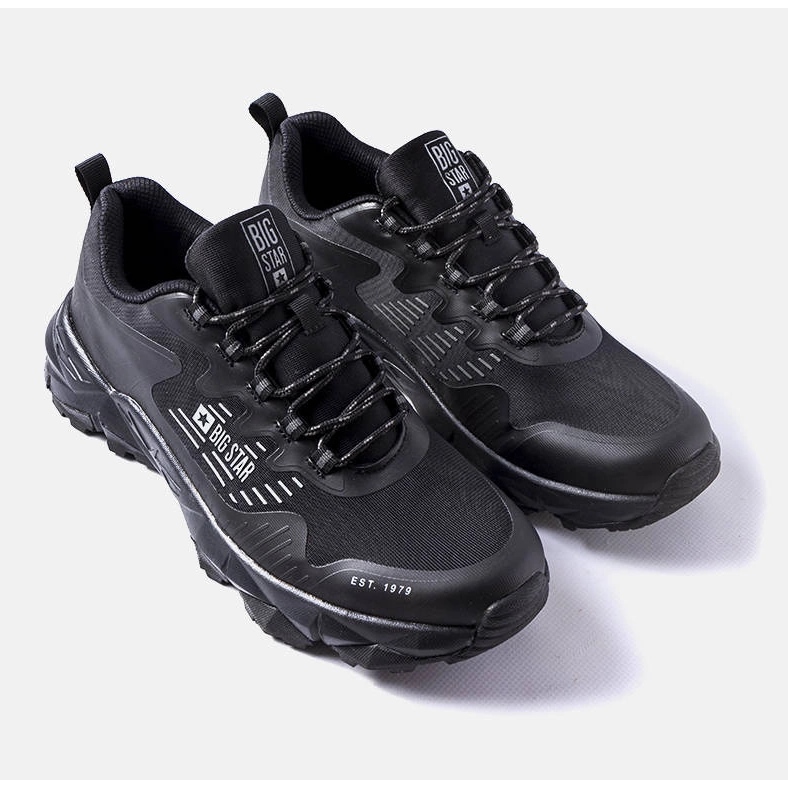 Big Star černé trekové boty LL174127 černá 1