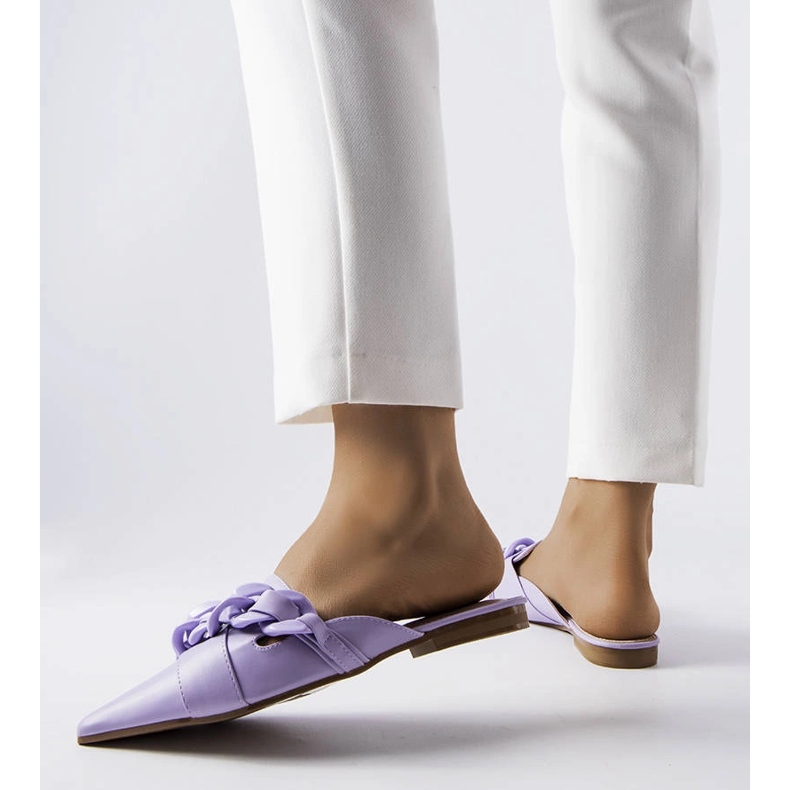 Fialové řetízkové skluzavky Patenaude fialový 1