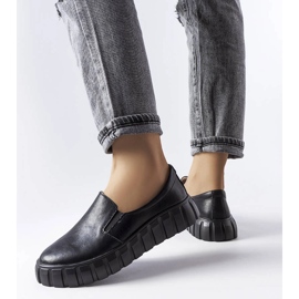 Černé kalhoty LS5379 Taupe černý 1