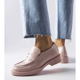 Růžové elegantní mokasíny od Élodie růžový 1