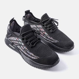 Černé pánské tenisky značky James černý 1