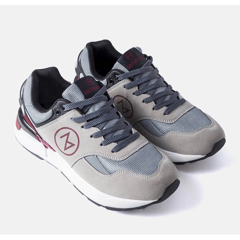 Vinceza Šedé pánské tenisky Vincez šedá 1 Vinceza Šedé pánské tenisky Vincez šedá 1