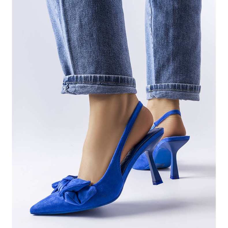 Modré špendlíky s mašlí od Olengo modrý 1