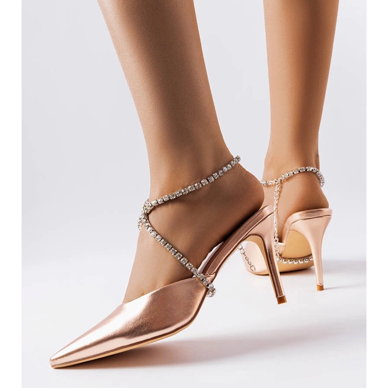 Drainer zlaté podpatky posuvníky zlatý 1