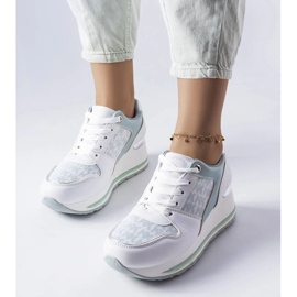 Zelené tenisky na klínku od Pouliotte zelená 1 Zelené tenisky na klínku od Pouliotte zelená 1