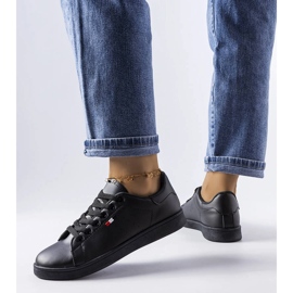 Mothé černé tenisky z ekokůže černá 1