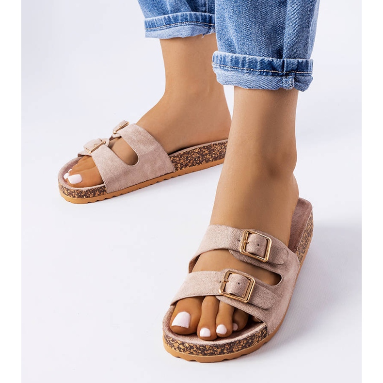 Hnědé muly s korkovou podrážkou z Cincinny hnědý 1