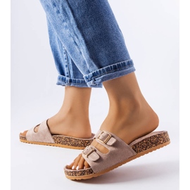 Hnědé muly s korkovou podrážkou z Cincinny hnědý 2 Hnědé muly s korkovou podrážkou z Cincinny hnědý 2