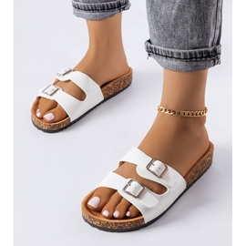 Korkové podrážky Cincinna bílé bílý 1