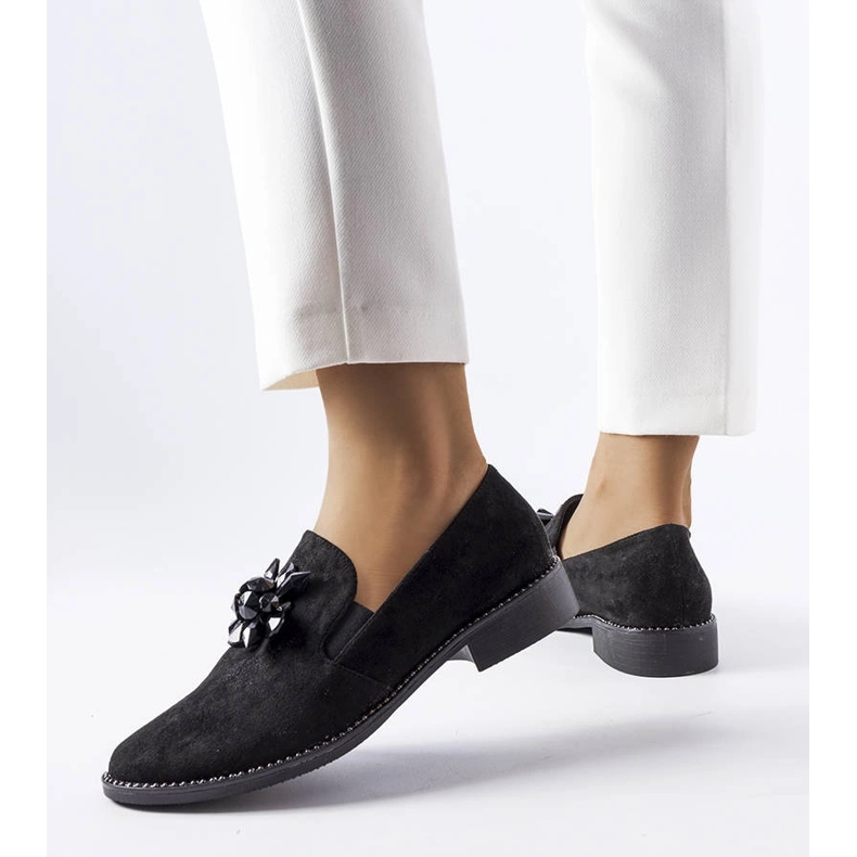 Černé boty s krystaly od Jarvisville černá 1