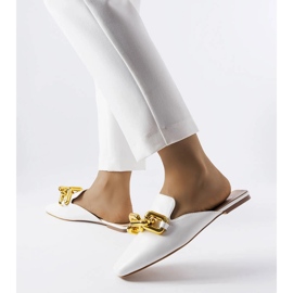 Hickory bílé jezdce s řetízkem bílý 1